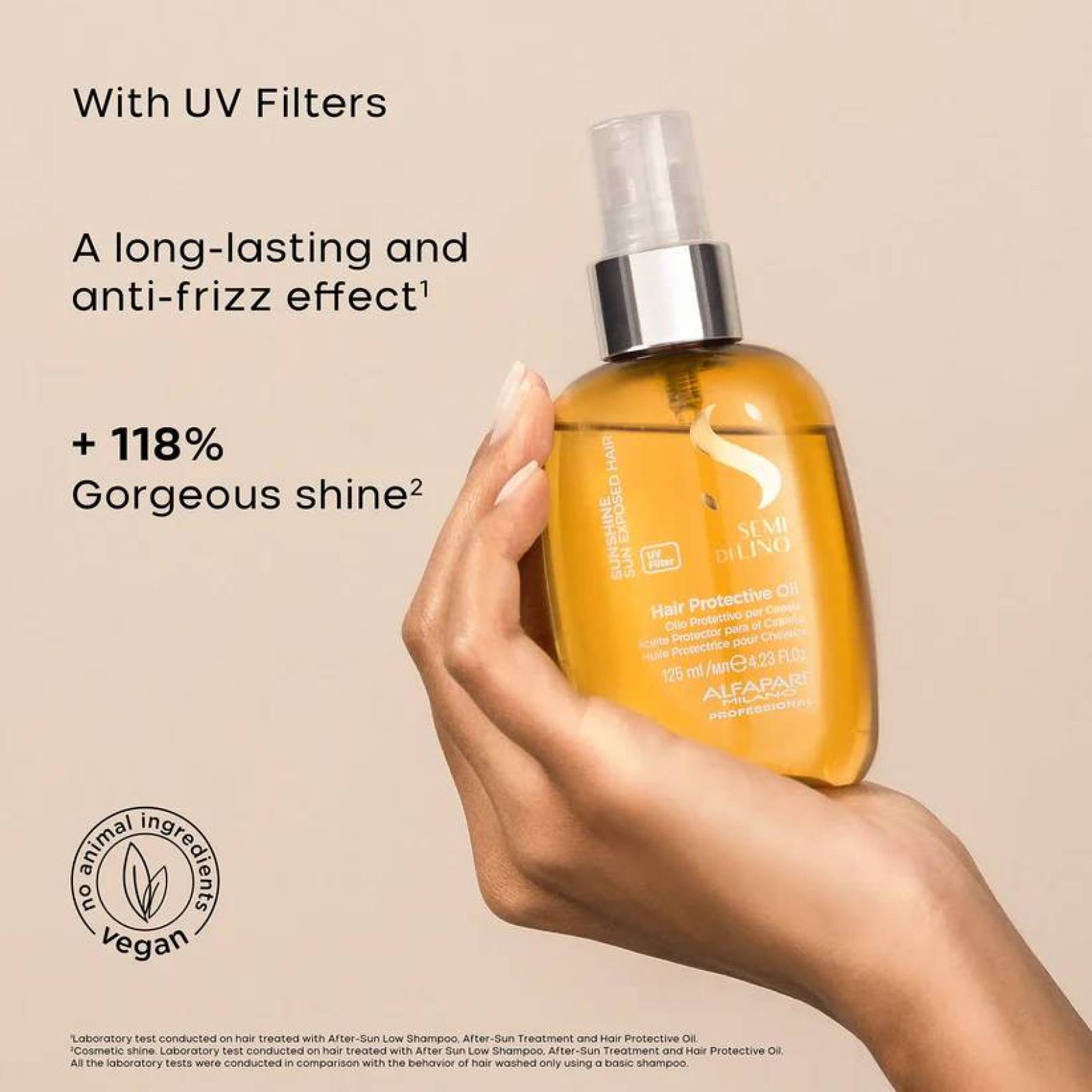 زيت لحماية الشعر للسباحة وأشعة الشمس