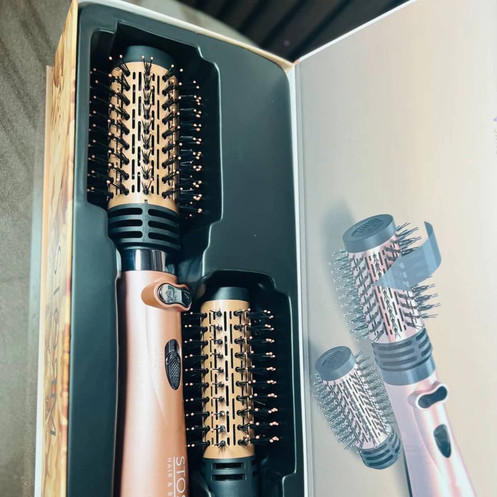 فرشاية حرارية_storm. 2IN1🪮🔥